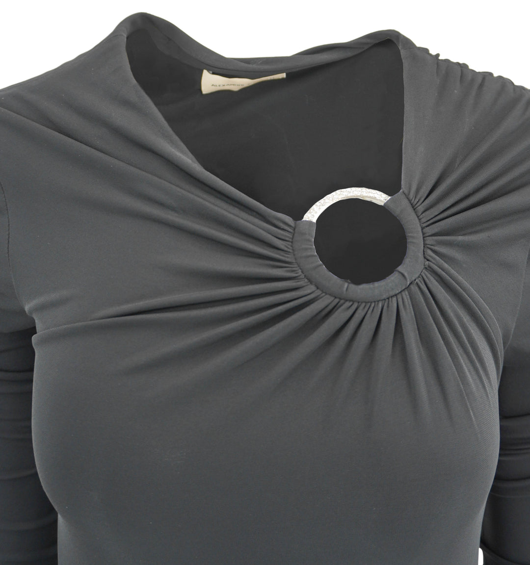 Alexandre Vauthier Long Sleeve Maxi Dress in Black