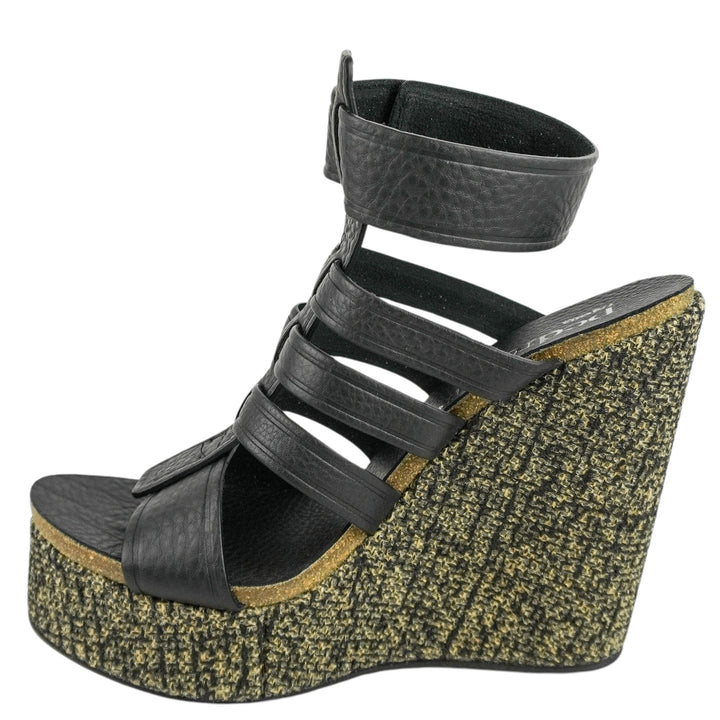 Pedro Garcia Taylin Wedges in Black - Discounts on Pedro Garcia at UAL