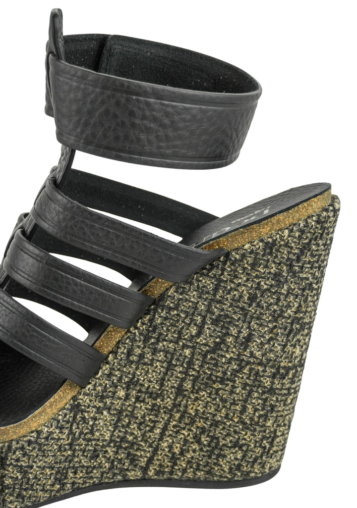 Pedro Garcia Taylin Wedges in Black - Discounts on Pedro Garcia at UAL