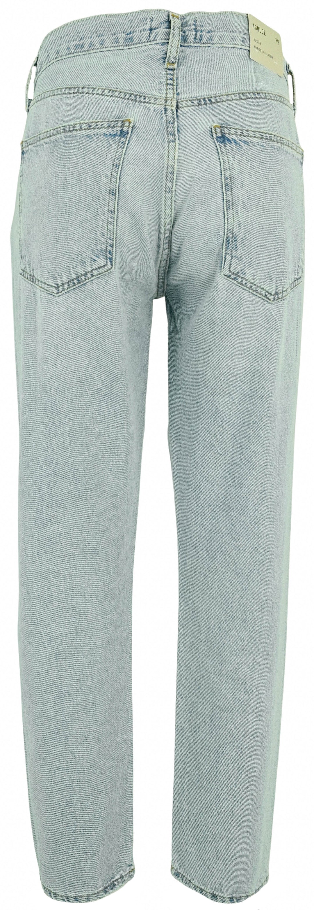 Agolde Austin Tapered Slim Jeans in Light Wash - Discounts on AGOLDE at UAL