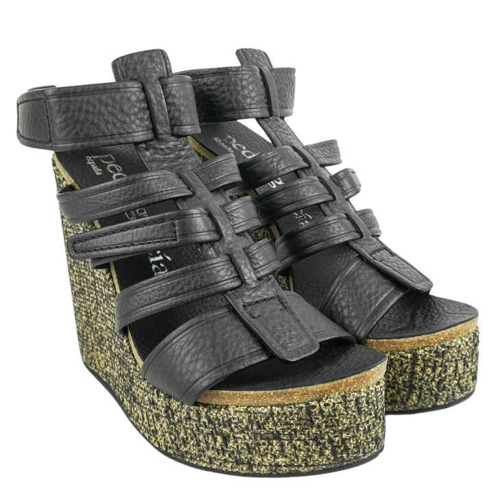 Pedro Garcia Taylin Wedges in Black - Discounts on Pedro Garcia at UAL