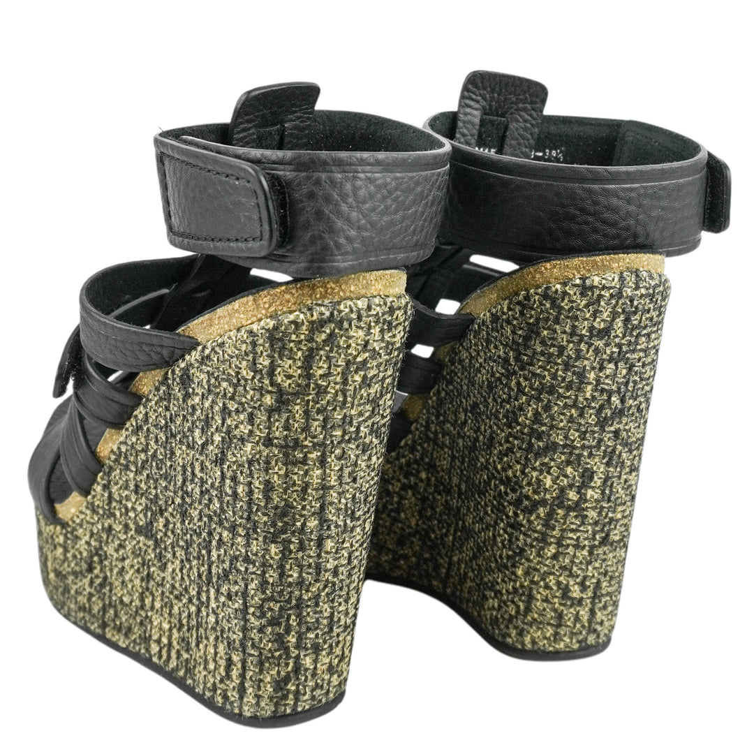 Pedro Garcia Taylin Wedges in Black - Discounts on Pedro Garcia at UAL