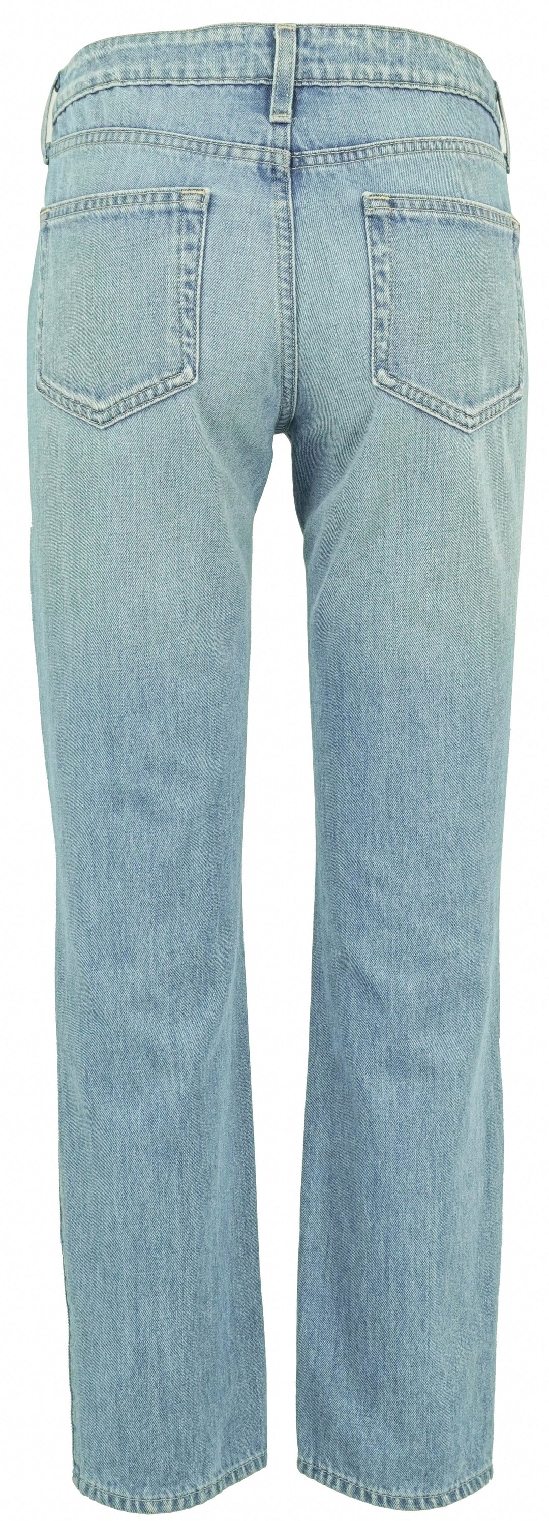L'Agence Nevia Low Rise Slouchy Slim Straight Denim in Zion Destruct - Discounts on L'Agence at UAL