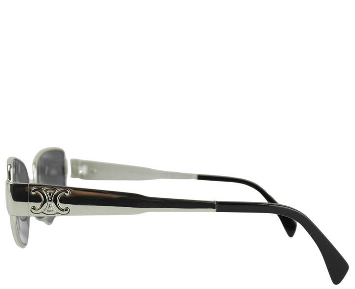 Celine Triomphe Metal 04 Sunglasses in Silver and Blue - Discounts on Celine at UAL