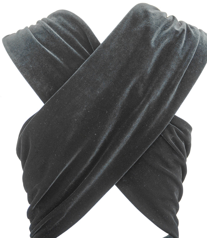 Ganni Velvet Ruched Sleeveless Top in Black - Discounts on GANNI at UAL