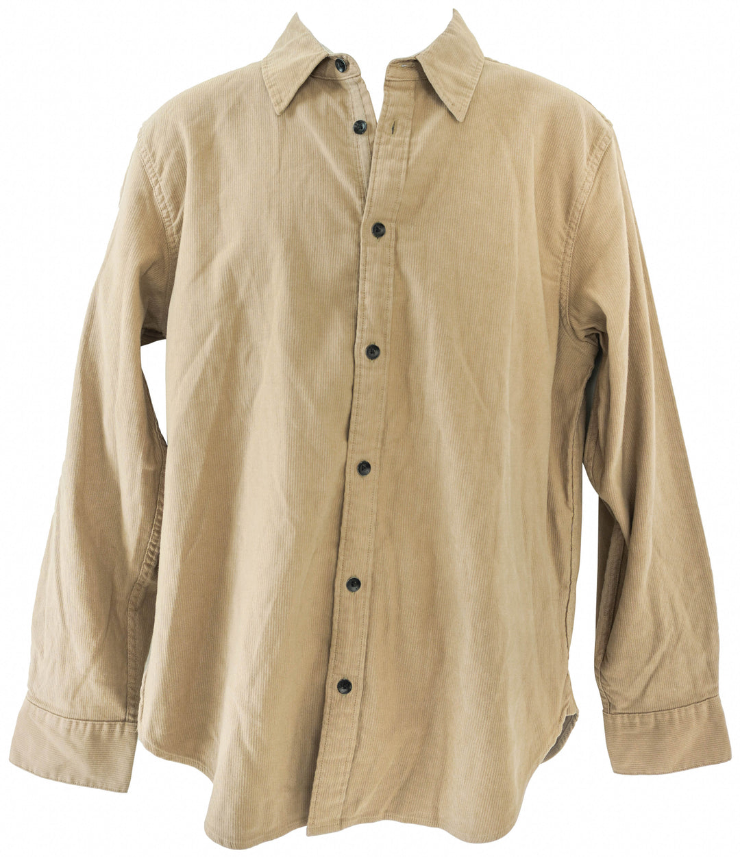 Rag & Bone Corduroy Button Down Shirt in Beige - Discounts on Rag & Bone at UAL