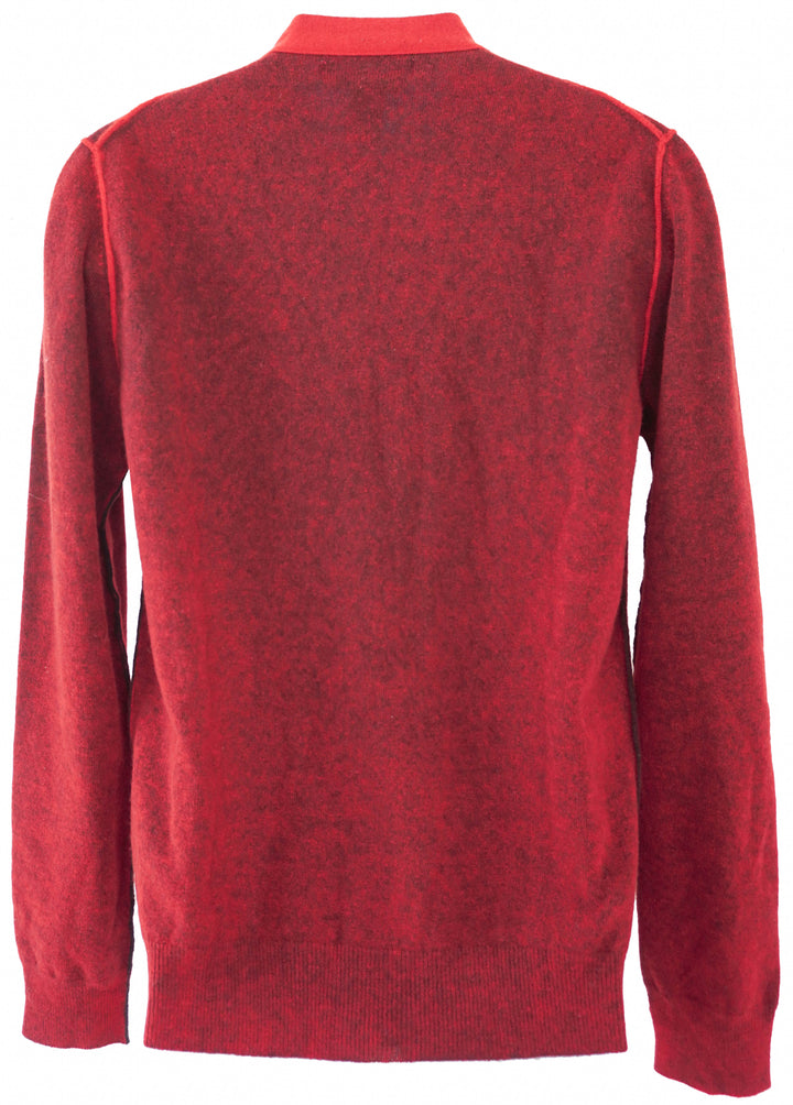 Comme Des Garçons Shirt Line Cardigan in Red - Discounts on Comme des Garçons at UAL