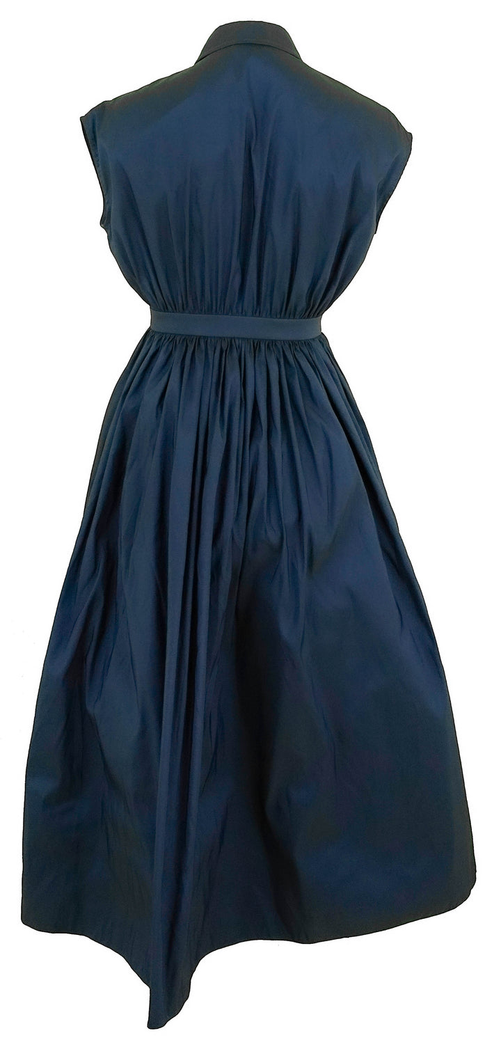 Alexander McQueen Sleeveless Dress in Navy - Discounts on Alexander McQueen at UAL