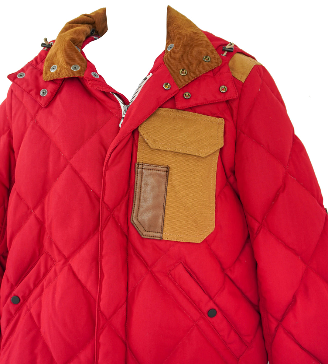 Junya Watanabe x Comme Des Garçons x Duvetica Coat in Red - Discounts on Junya Watanabe at UAL