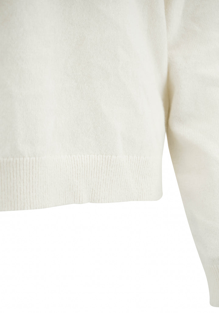 Organic by John Patrick Cashmere Sweater in Cream