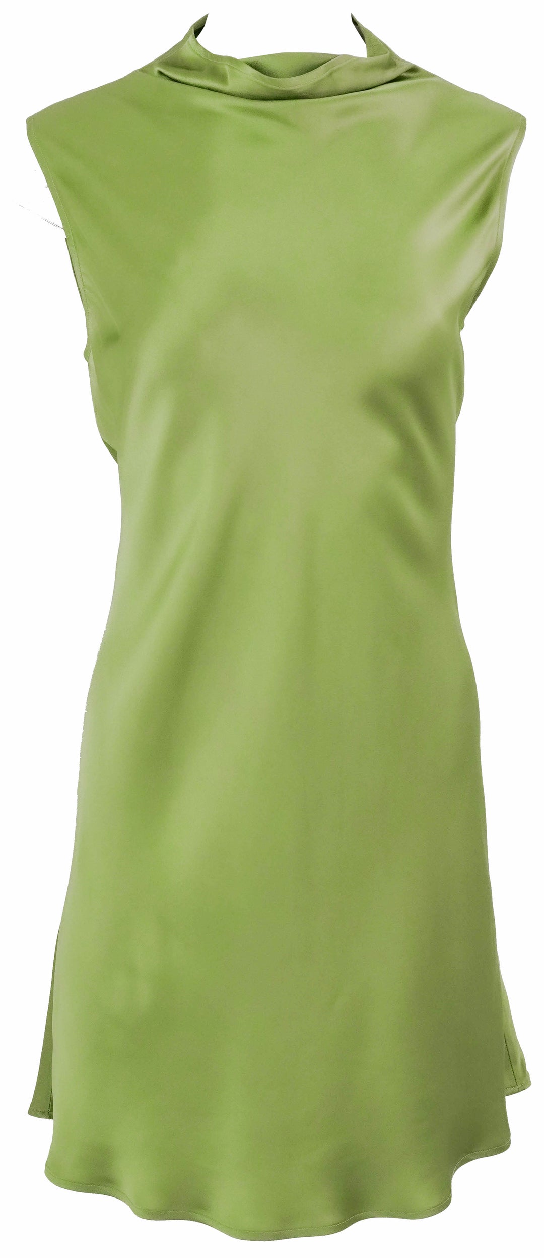 Lapointe Mock Neck Mini Dress in Pistachio - Discounts on LAPOINTE at UAL