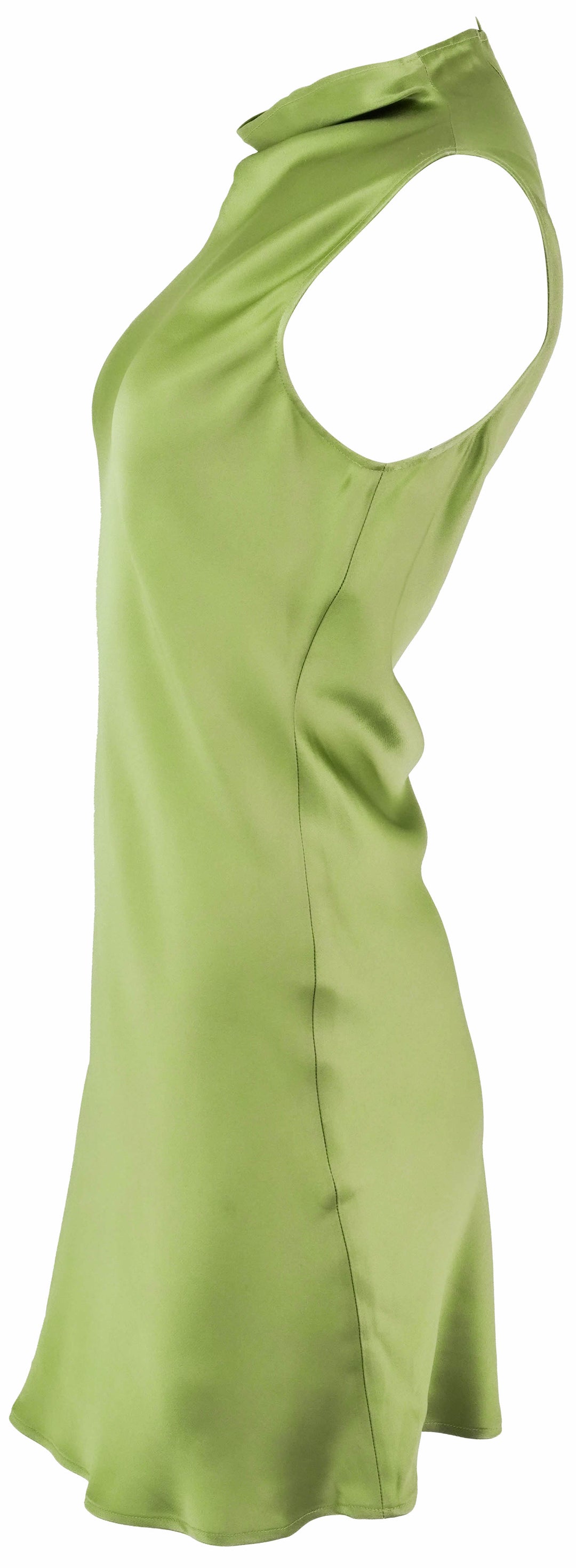 Lapointe Mock Neck Mini Dress in Pistachio - Discounts on LAPOINTE at UAL