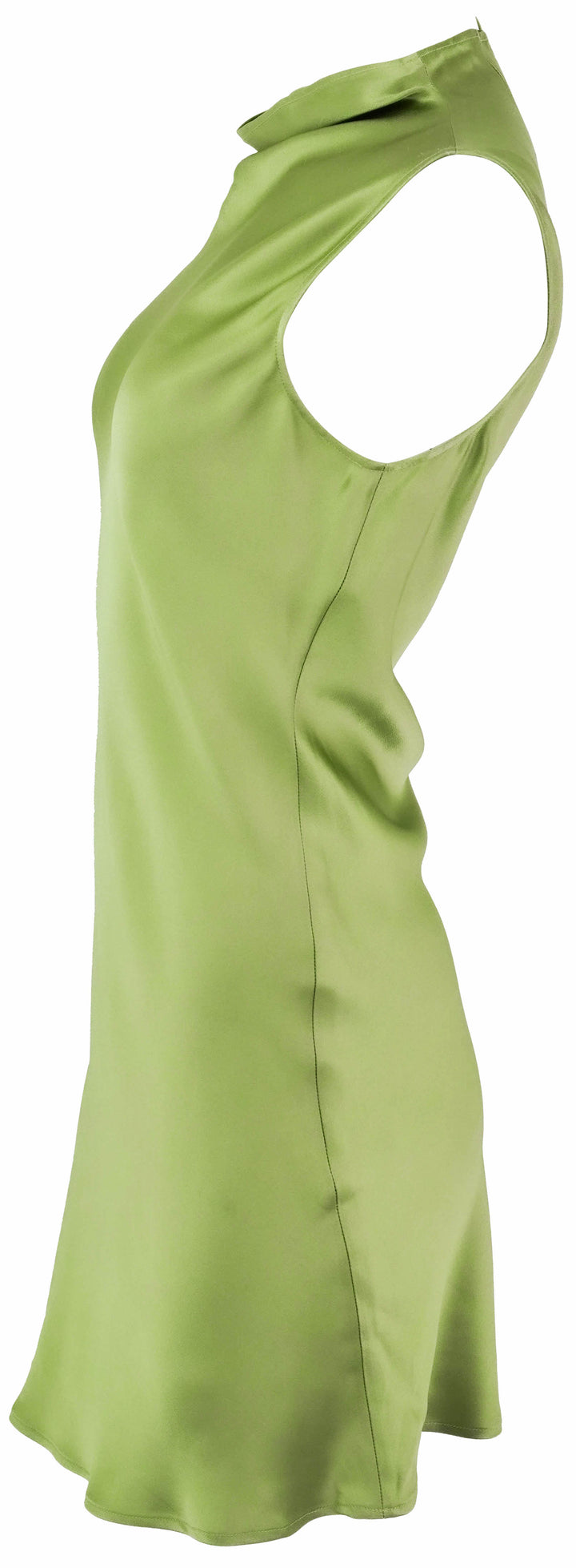 Lapointe Mock Neck Mini Dress in Pistachio - Discounts on LAPOINTE at UAL