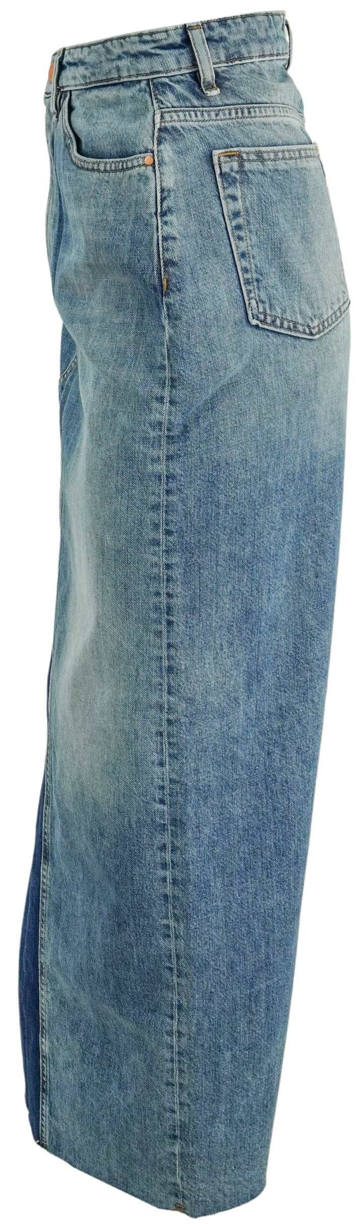 3x1 NYC Charlotte Denim Skirt in Ciel Blue - Discounts on 3x1 NYC at UAL