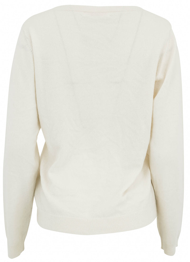 Organic by John Patrick Cashmere Sweater in Cream