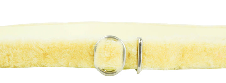 Jil Sander Sheepskin Belt in Pale Yellow