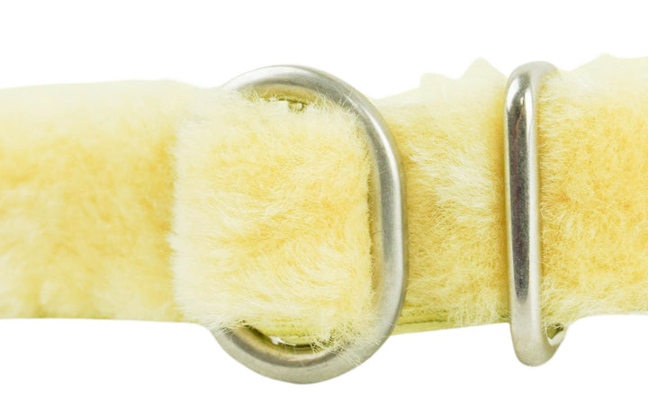 Jil Sander Sheepskin Belt in Pale Yellow