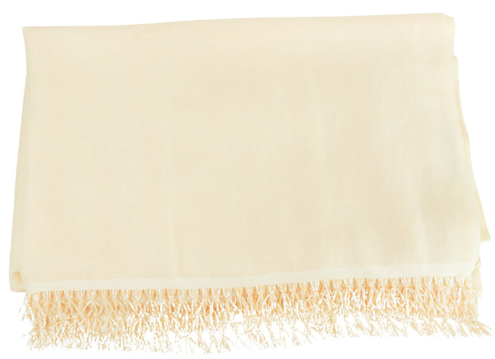 Bajra Cashmere Blend Scarf in Light Peach