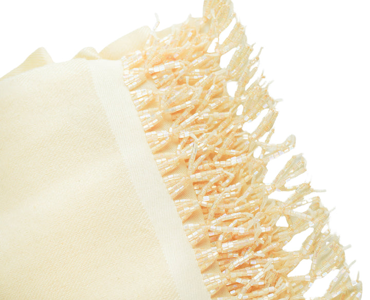 Bajra Cashmere Blend Scarf in Light Peach