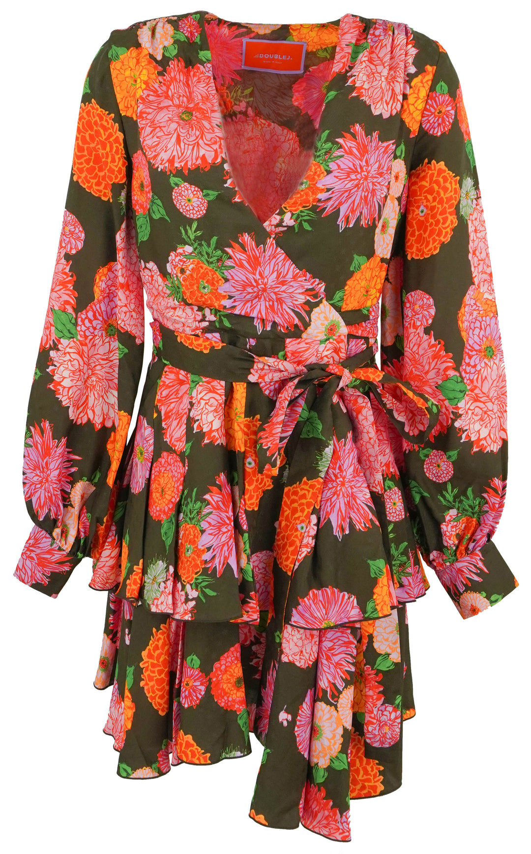 La DoubleJ. That's A Wrap! Dress in Pink/Brown - Discounts on La DoubleJ. at UAL