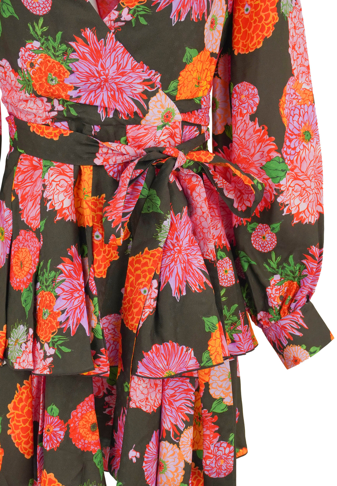 La DoubleJ. That's A Wrap! Dress in Pink/Brown - Discounts on La DoubleJ. at UAL