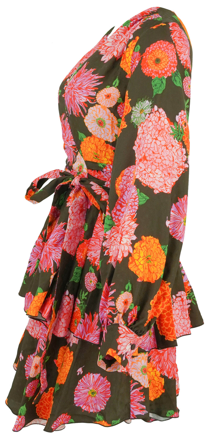 La DoubleJ. That's A Wrap! Dress in Pink/Brown - Discounts on La DoubleJ. at UAL