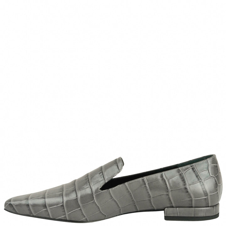 LouLou Studio Mona Loafer in Grey - Discounts on LouLou Studio at UAL
