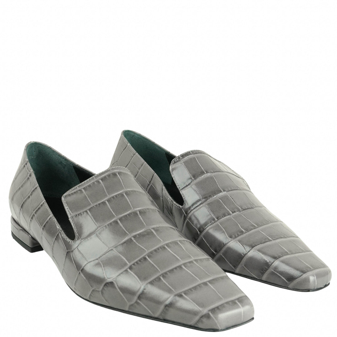 LouLou Studio Mona Loafer in Grey - Discounts on LouLou Studio at UAL