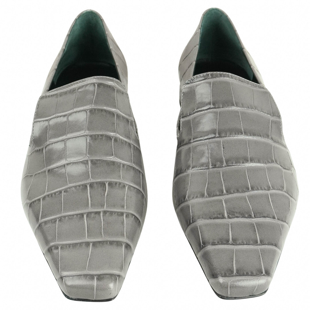 LouLou Studio Mona Loafer in Grey - Discounts on LouLou Studio at UAL