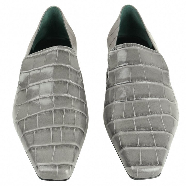 LouLou Studio Mona Loafer in Grey - Discounts on LouLou Studio at UAL