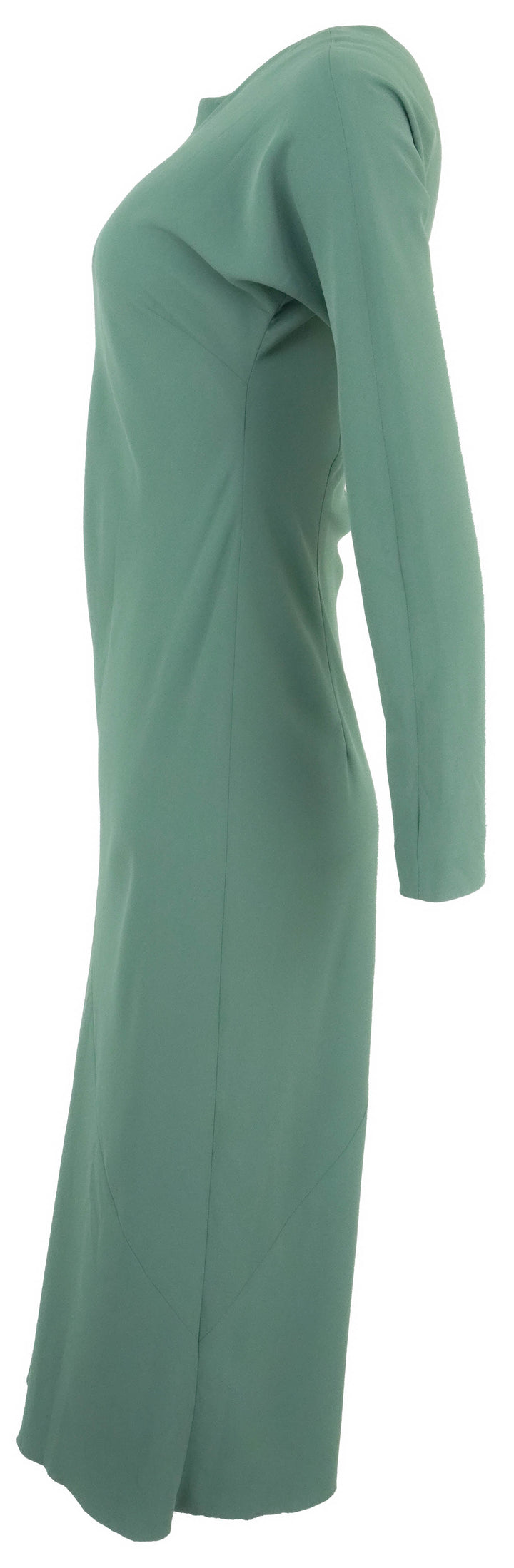 Dries Van Noten Long Sleeve Maxi Dress in Sage - Discounts on Dries Van Noten at UAL