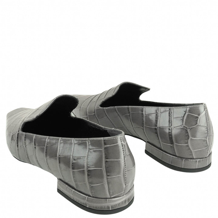 LouLou Studio Mona Loafer in Grey - Discounts on LouLou Studio at UAL