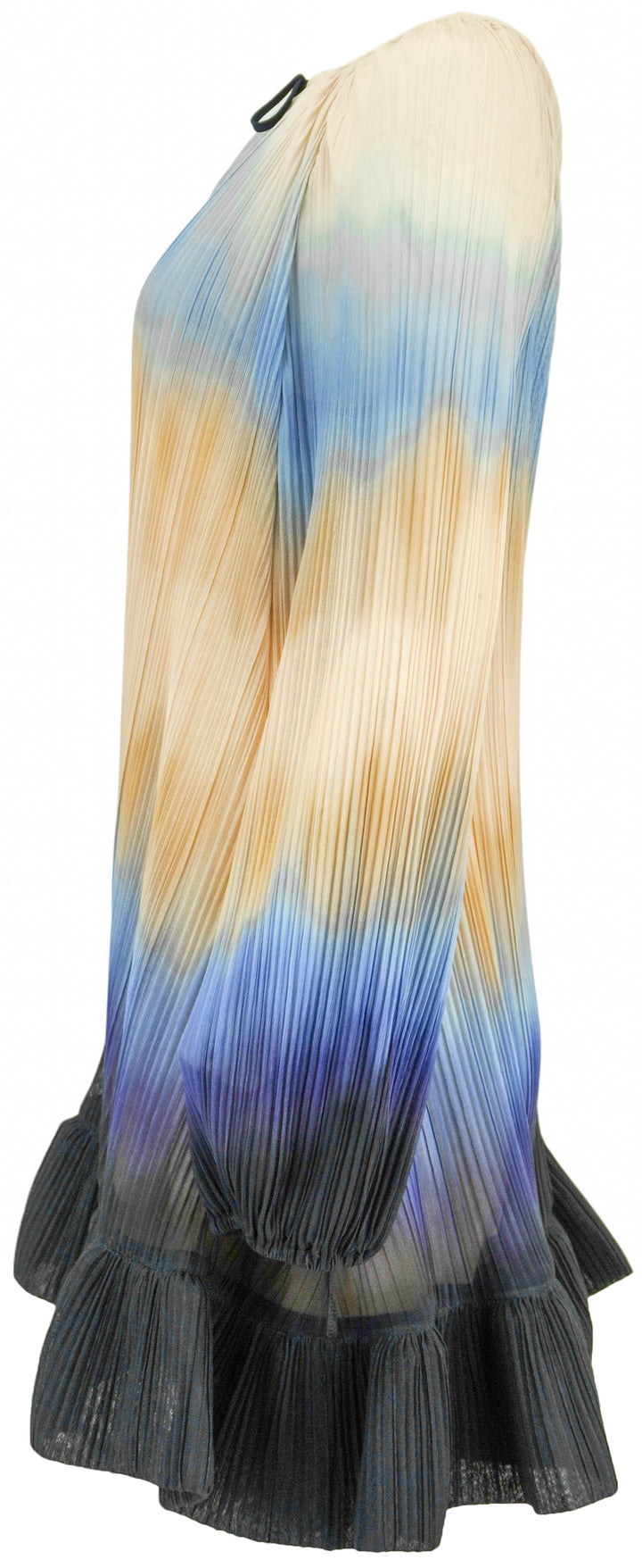 Simkhai Adasia Ombré Plissé Mini Dress in Sky - Discounts on Jonathan Simkhai at UAL