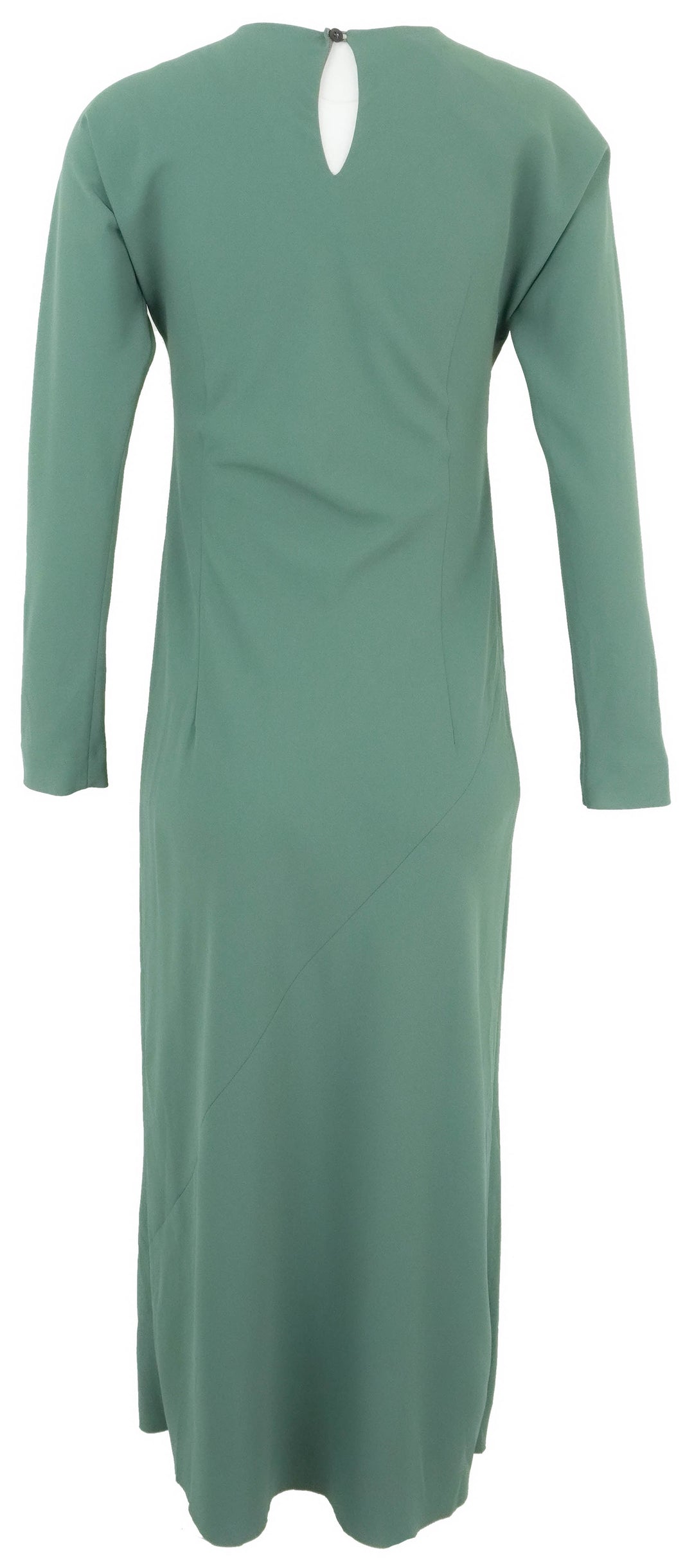 Dries Van Noten Long Sleeve Maxi Dress in Sage - Discounts on Dries Van Noten at UAL