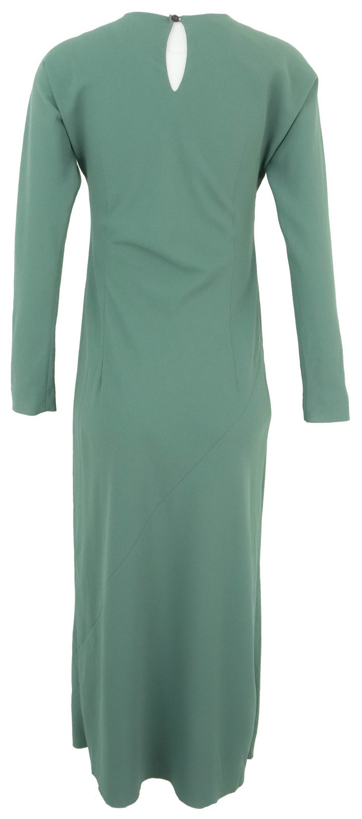Dries Van Noten Long Sleeve Maxi Dress in Sage - Discounts on Dries Van Noten at UAL