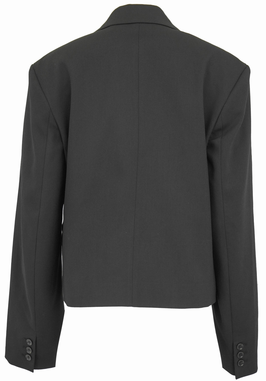 Agolde Callie Cropped Blazer in Black