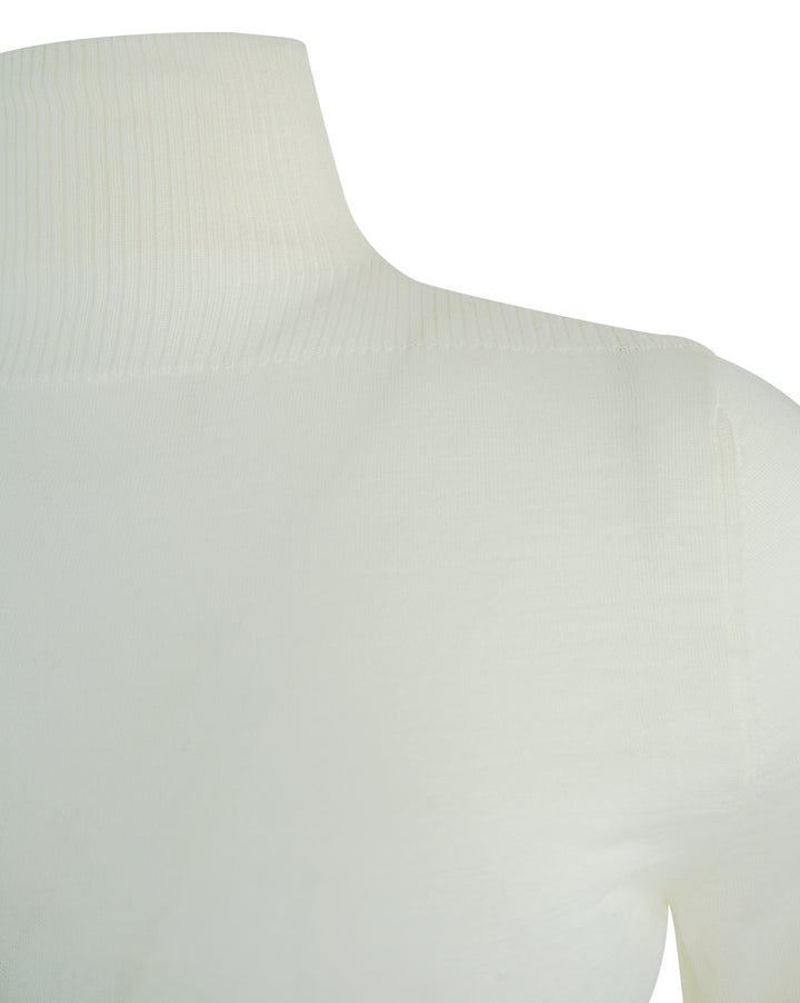 Marni Wool Turtleneck in Cream - Discounts on MARNI at UAL
