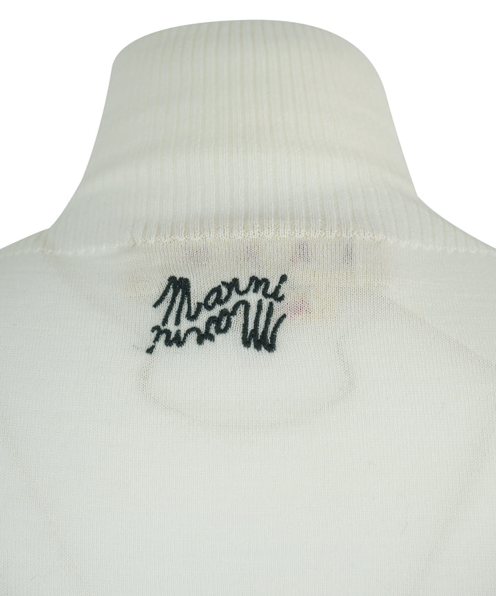 Marni Wool Turtleneck in Cream - Discounts on MARNI at UAL