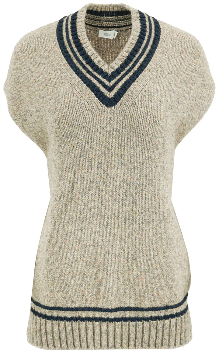 CLOSED Knit Vest in Tan Multi - Discounts on CLOSED at UAL