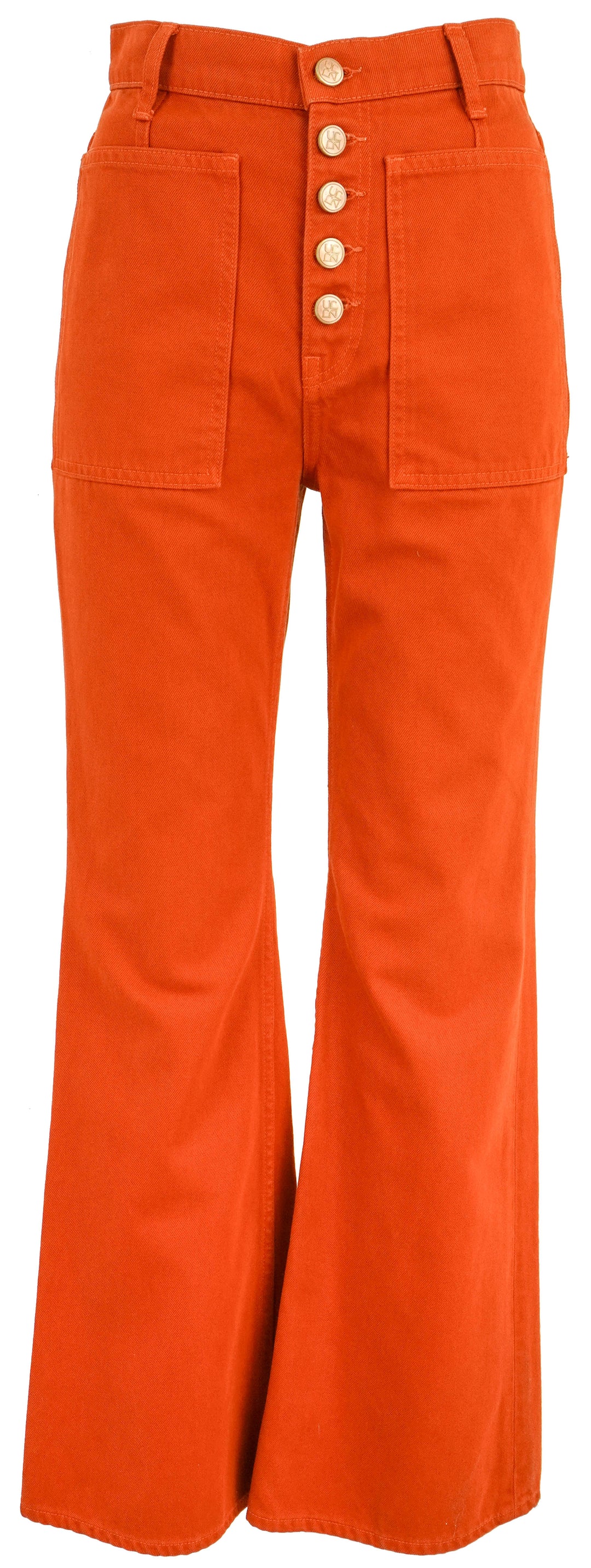 Ulla Johnson Lou Jeans in Orange - Discounts on Ulla Johnson at UAL
