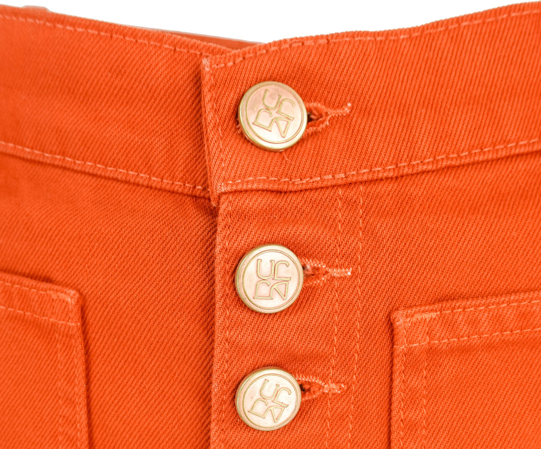 Ulla Johnson Lou Jeans in Orange - Discounts on Ulla Johnson at UAL