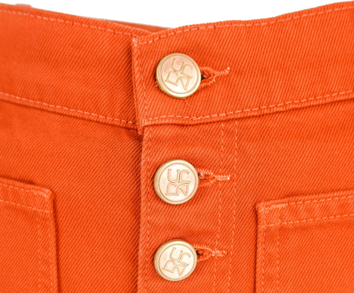 Ulla Johnson Lou Jeans in Orange - Discounts on Ulla Johnson at UAL