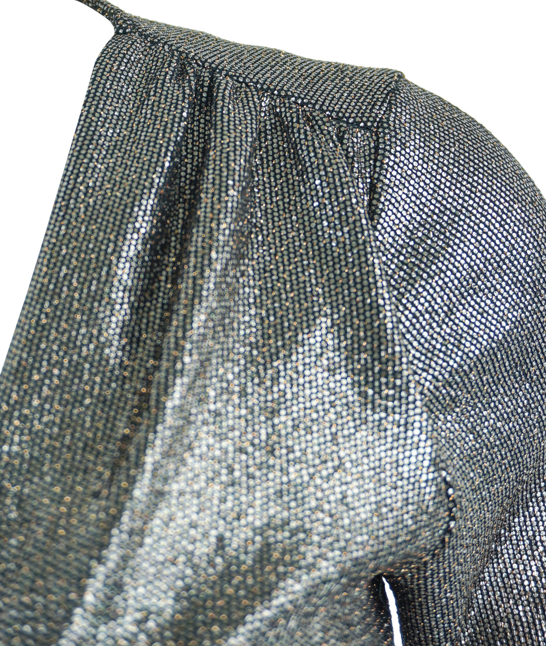 Isabel Marant Buffy Top in Metallic Black - Discounts on Isabel Marant at UAL