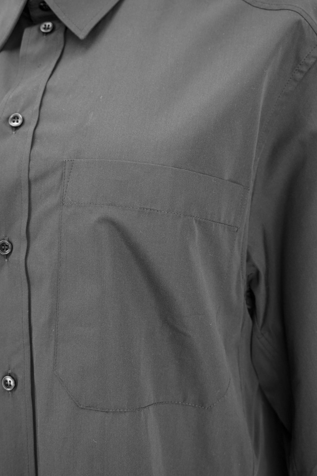 Wardrobe.NYC Oversized Short Sleeve Shirt in Black