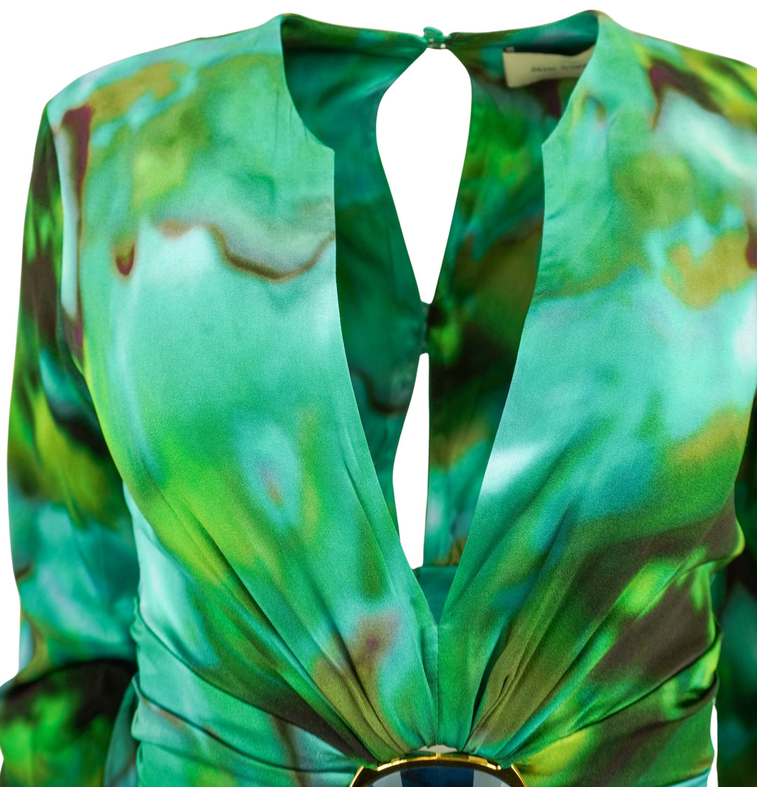 Silvia Tcherassi Zarina Dress in Juniper Green - Discounts on Silvia Tcherassi at UAL