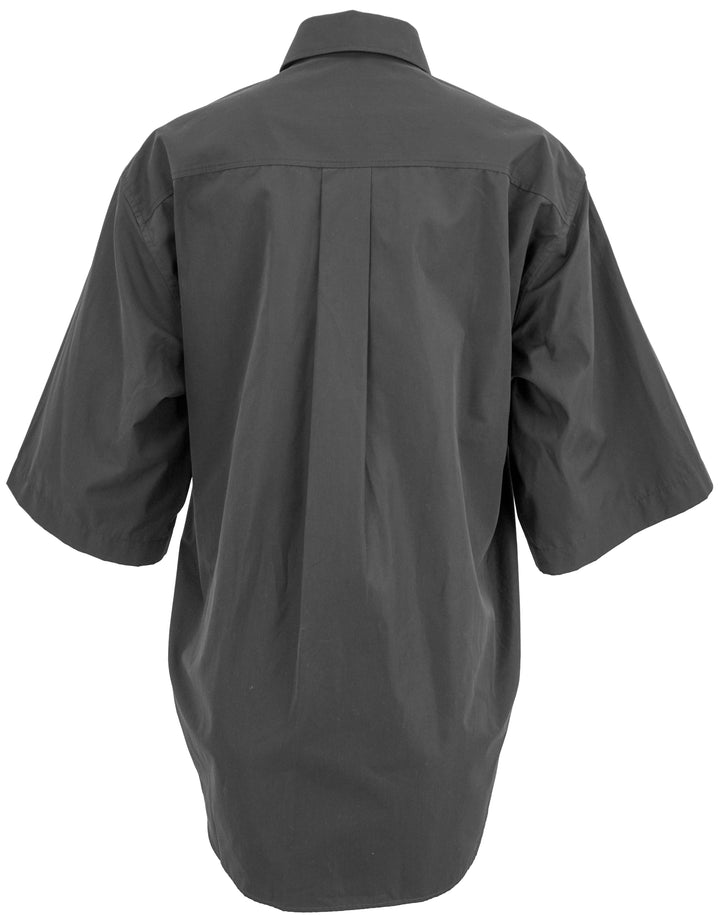 Wardrobe.NYC Oversized Short Sleeve Shirt in Black