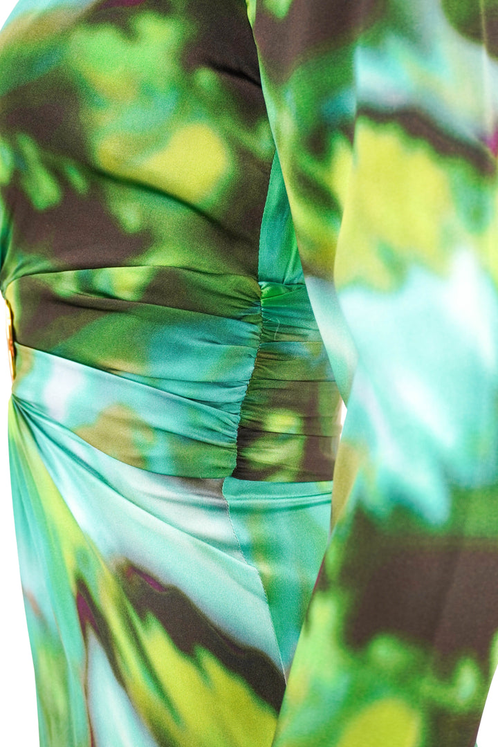 Silvia Tcherassi Zarina Dress in Juniper Green - Discounts on Silvia Tcherassi at UAL