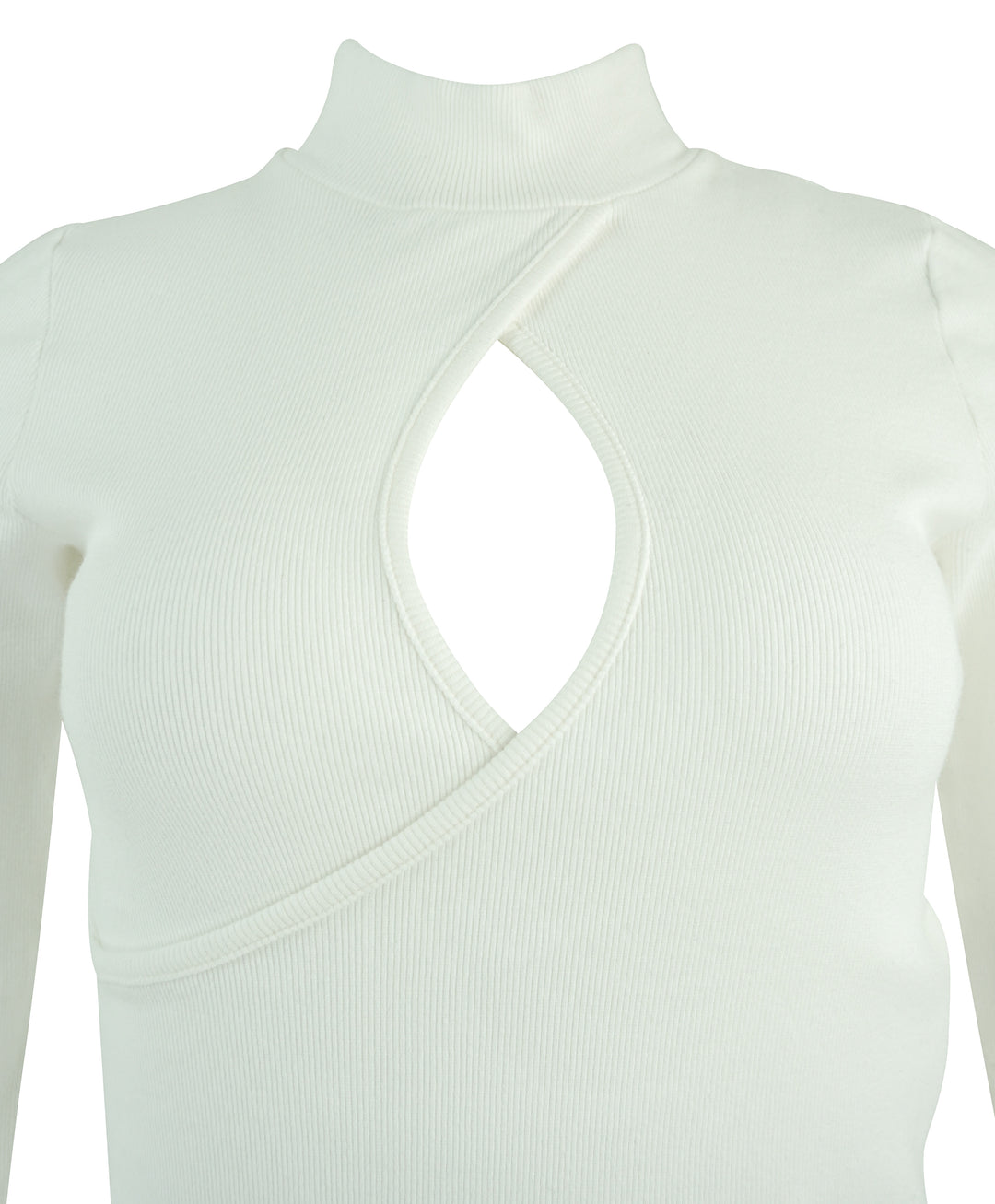 Re/Done Long Sleeve Ribbed Top in White - Discounts on Re/Done at UAL