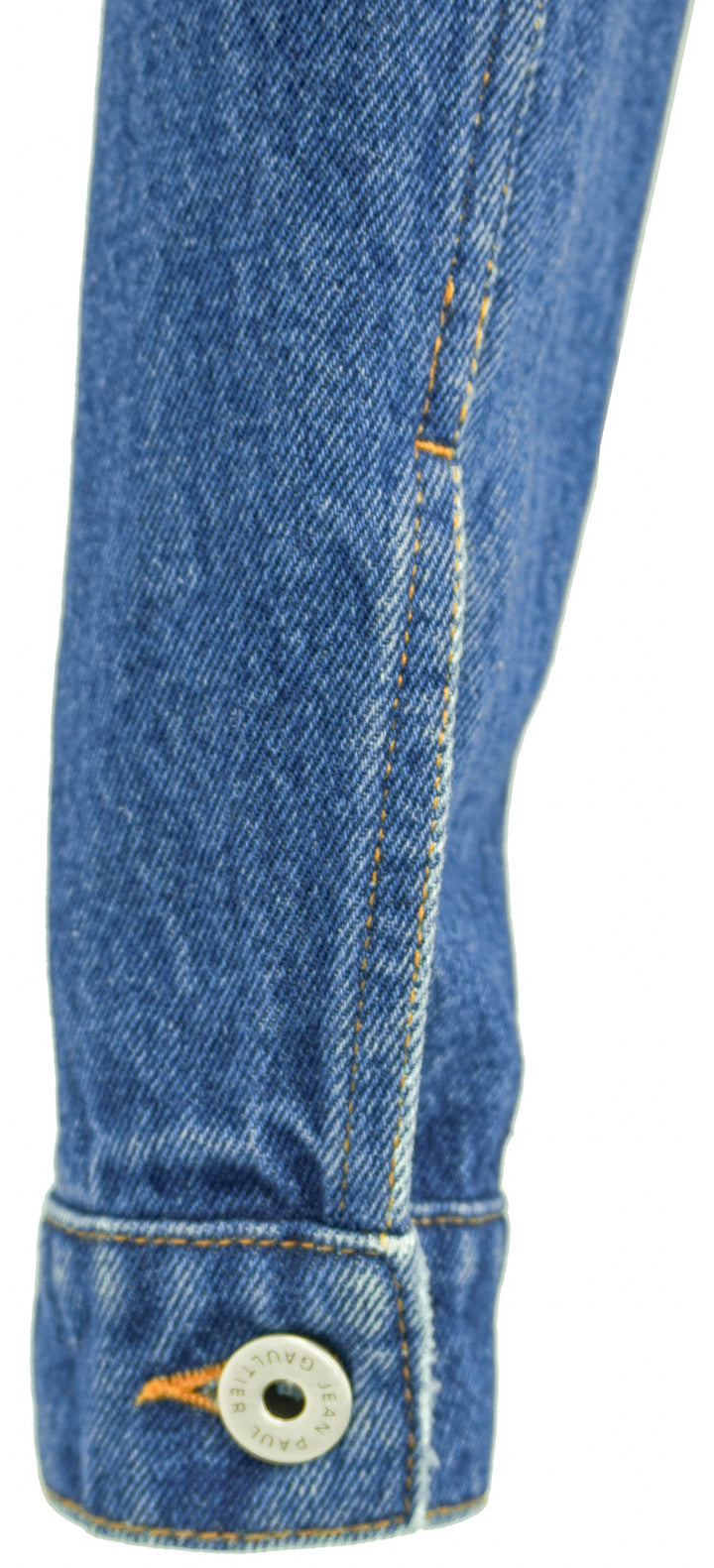 Jean Paul Gaultier The Belted Denim Jacket in Vintage Blue