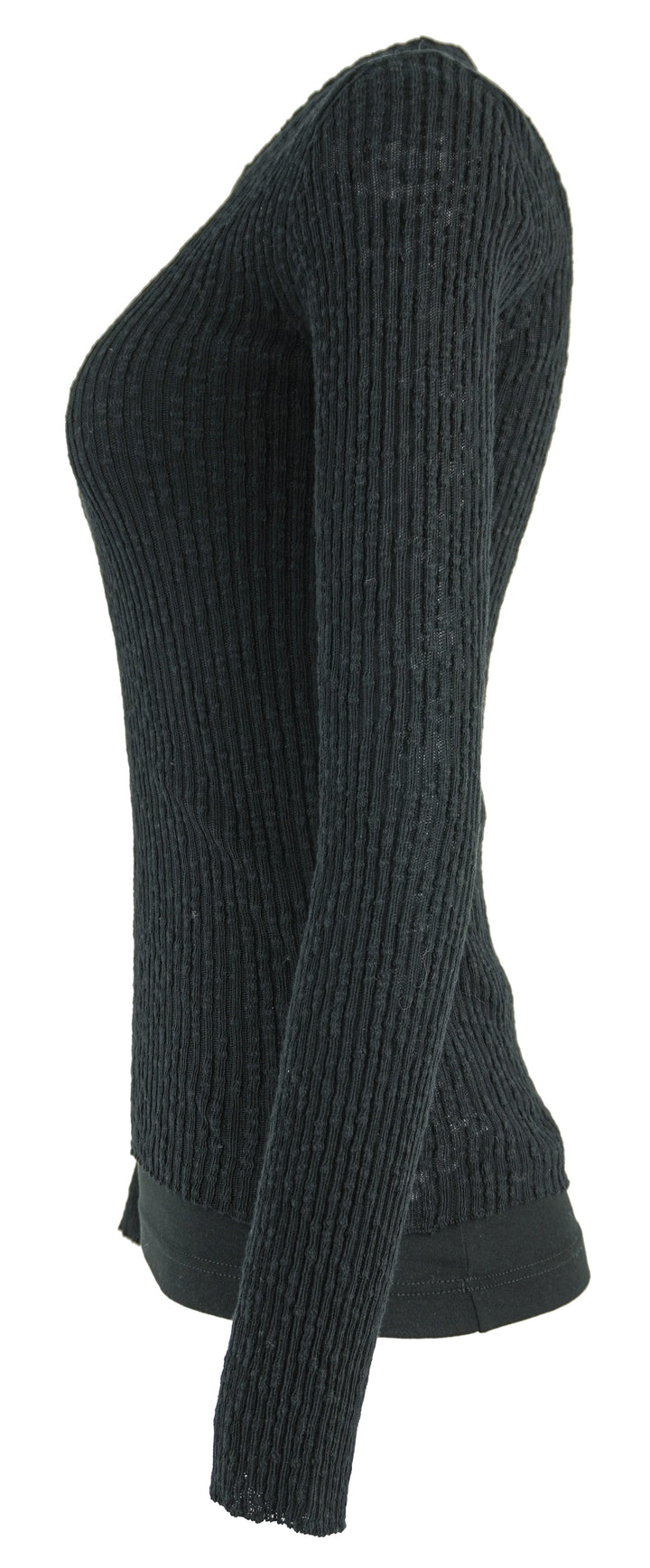 Jil Sander Layered Ribbed Sweater in Black - Discounts on Jil Sander at UAL